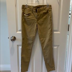 American Eagle Jegging Khaki Super Stretch Pants